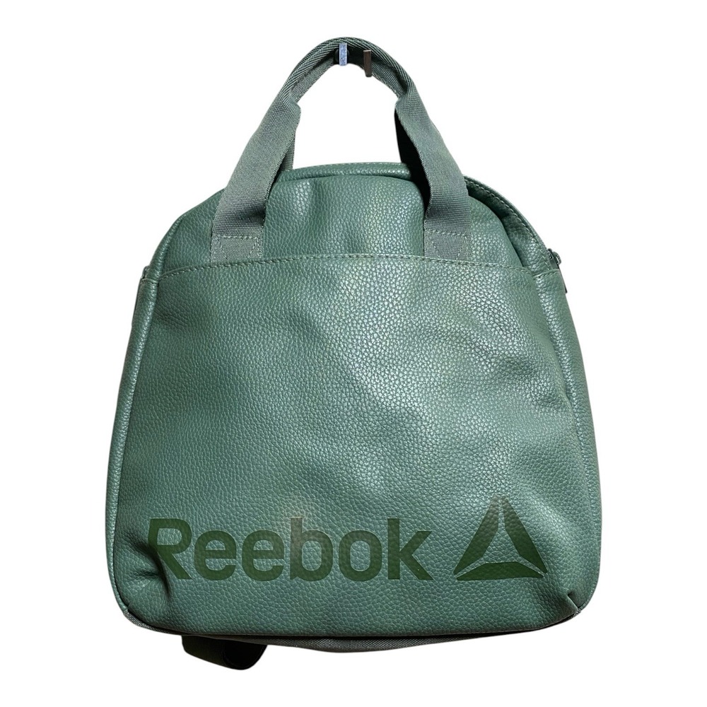 Reebok Lola Mini Backpack Green Faux Leather 8L NWT Women's Travel Daypack